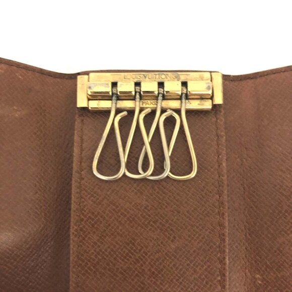 Louis Vuitton Monogram Multicles 4 Ring Key Case Brown/2BJ2084 101225 - Picture 7 of 9